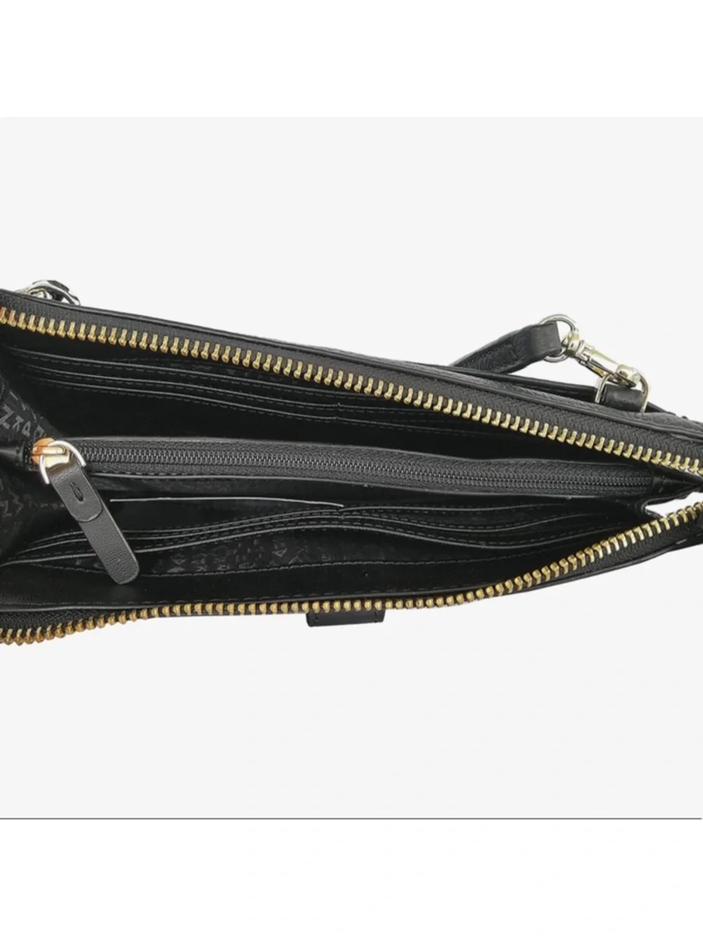 Kate Spade Larchmont Avenue Alegra crossbody bag/clutch in black pebbled leather